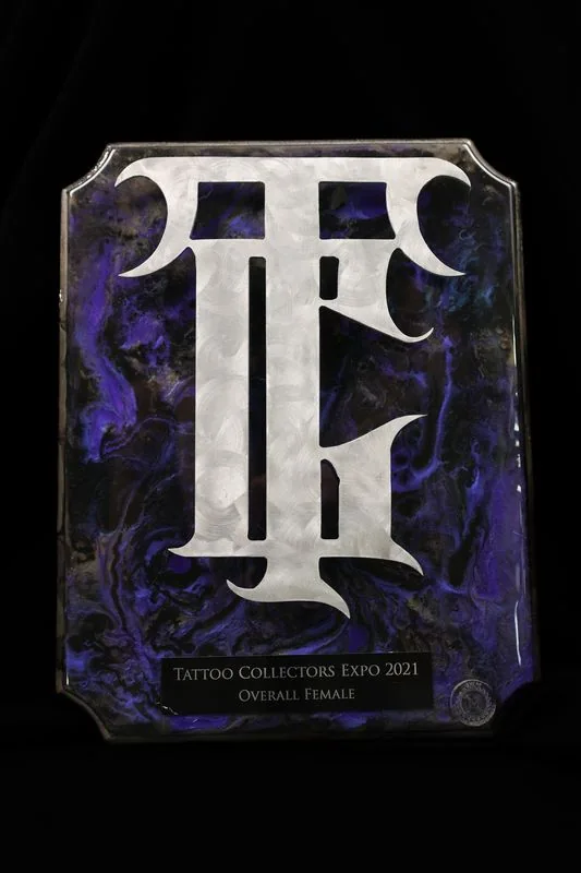 Overall Female trophy — Tattoo Collectors Expo, 2021