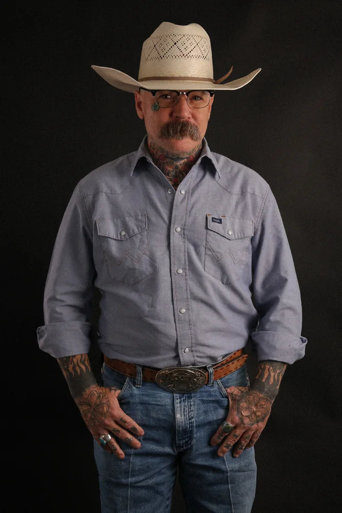 Chris Harris, tattoo artist at Element Tattoo